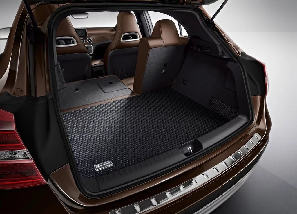 ToughPRO - Trunk Mat Compatible with Nissan Murano - All Weather Heavy Duty (Made in ) - Black Rubber - 2019
