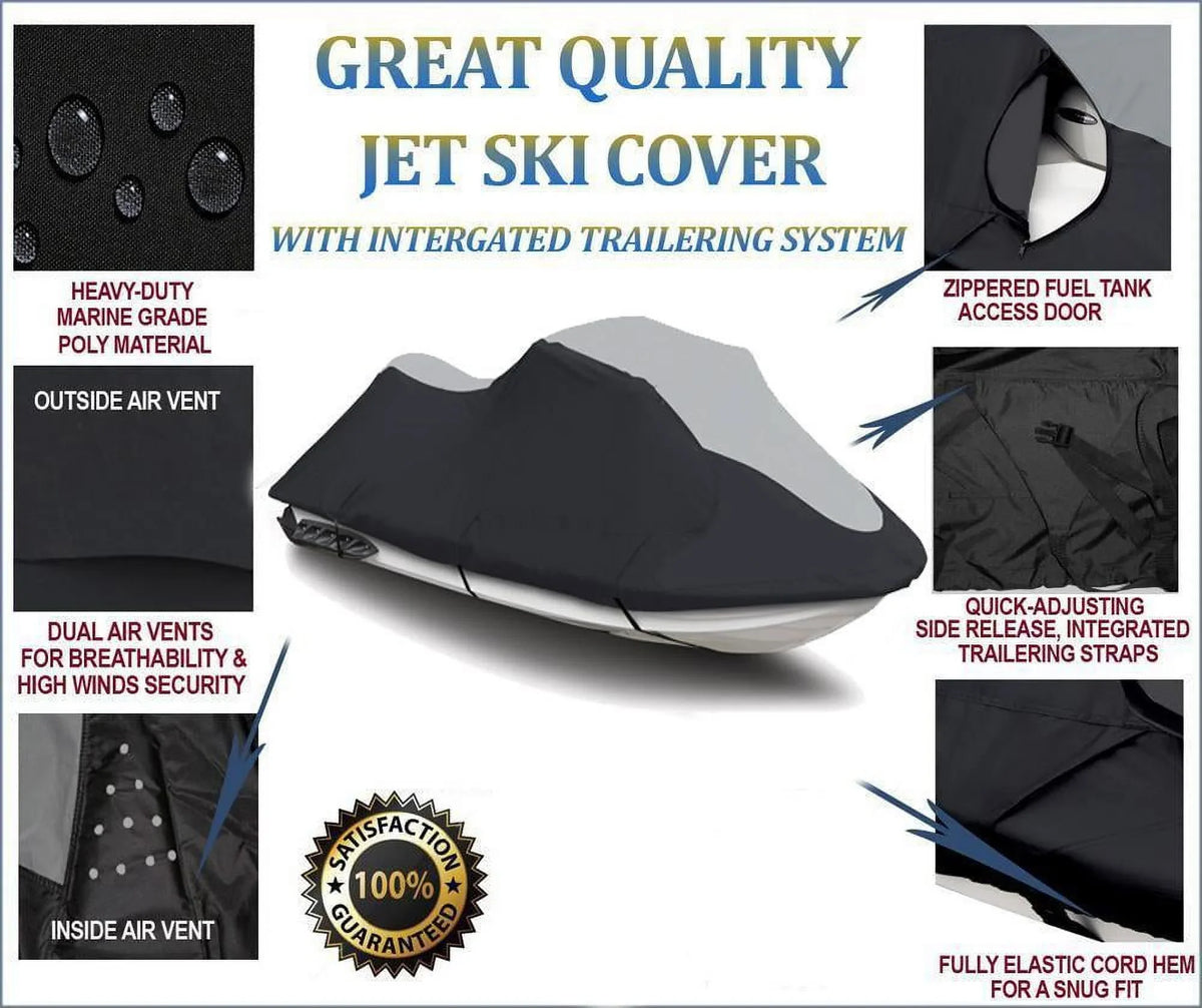 '-  600D   Cover Compatible for Yamaha Wave Raider 760 1996 2 Seater