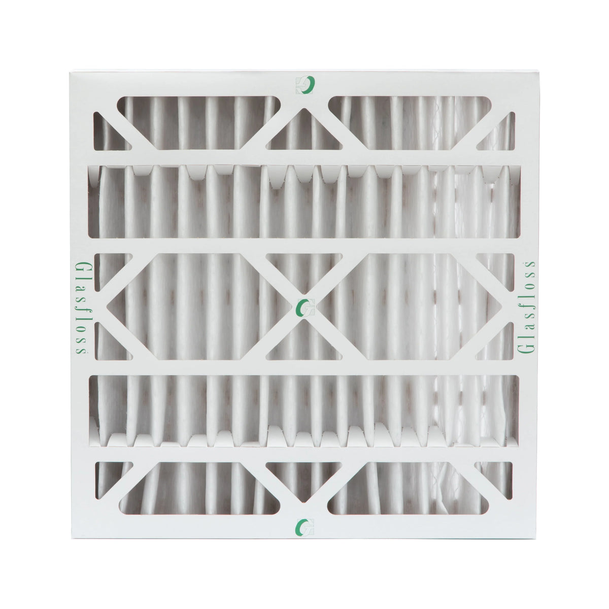 Glasfloss  20x20x4  10 Pleated  Furnace Air Filters. Box of 4. Exact Size: 19-1/2 x 19-1/2 x 3-3/4