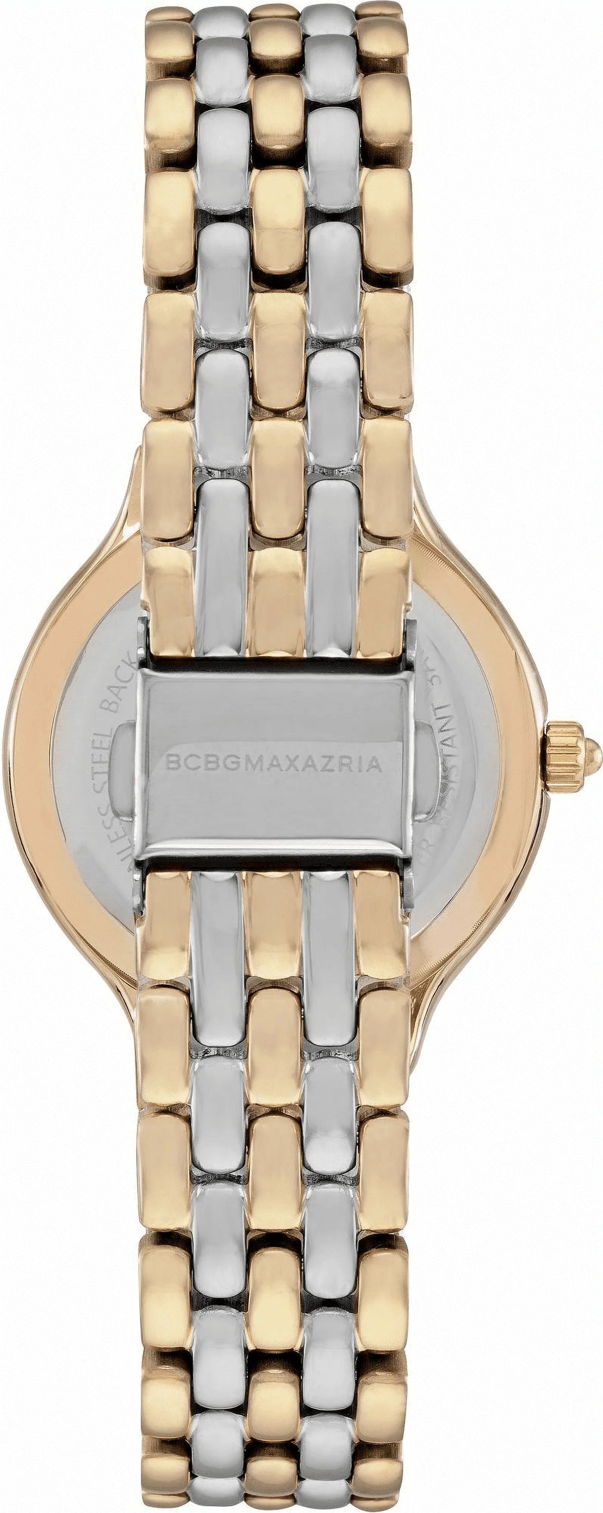 Women's  Two Tone silver Gold Mother of pearl  Watch