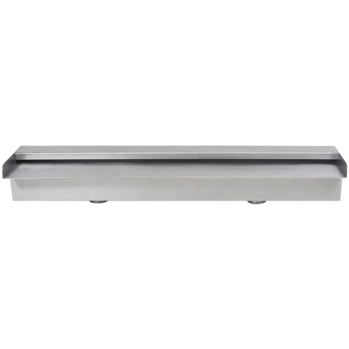 Dcenta Waterfall Pool Fountain Stainless Steel Descent Water Feature Spillway Garden  Pool Spa Fountain 23.6 x 4.5 x 3.1 Inches ( x  x )