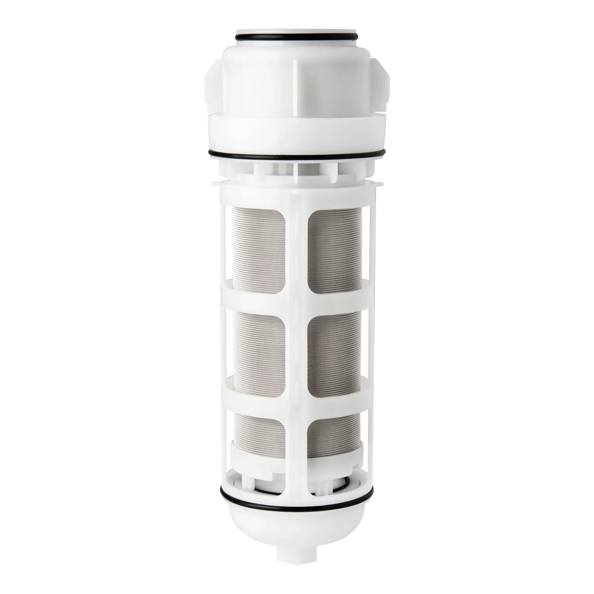 iSpring  Reusable Spin Down Sediment Filter Replacement Cartridge with Scrapper and Seal Cover for  Series, 50 Micron, White