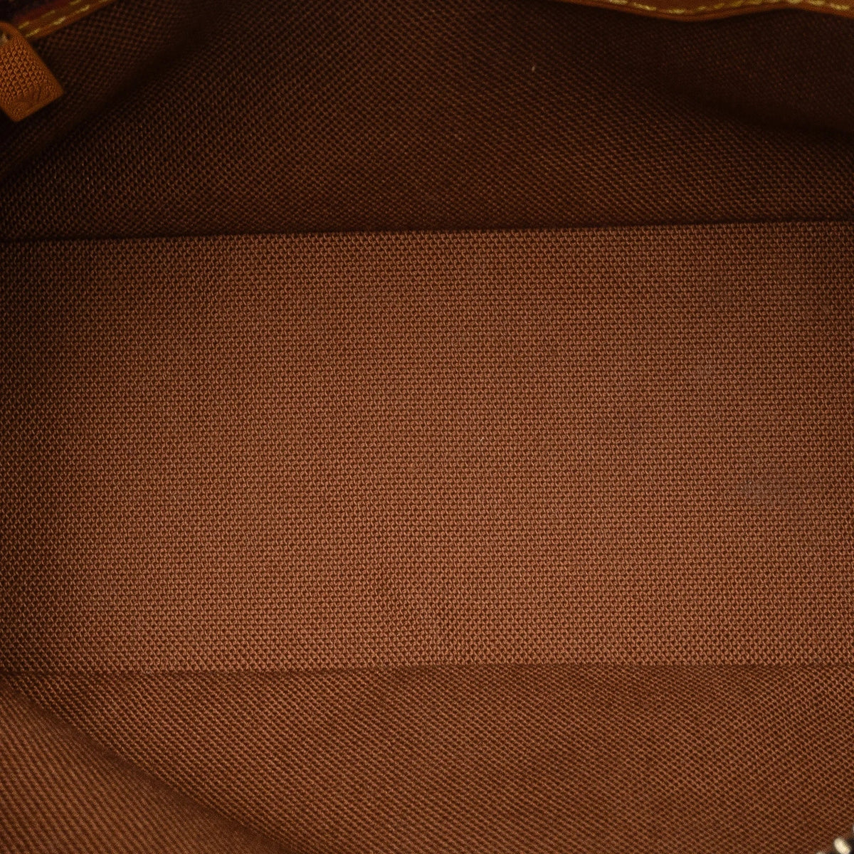 Pre-Owned Authenticated Louis Vuitton Monogram Trotteur Canvas Brown Crossbody Bag Unisex (Good)