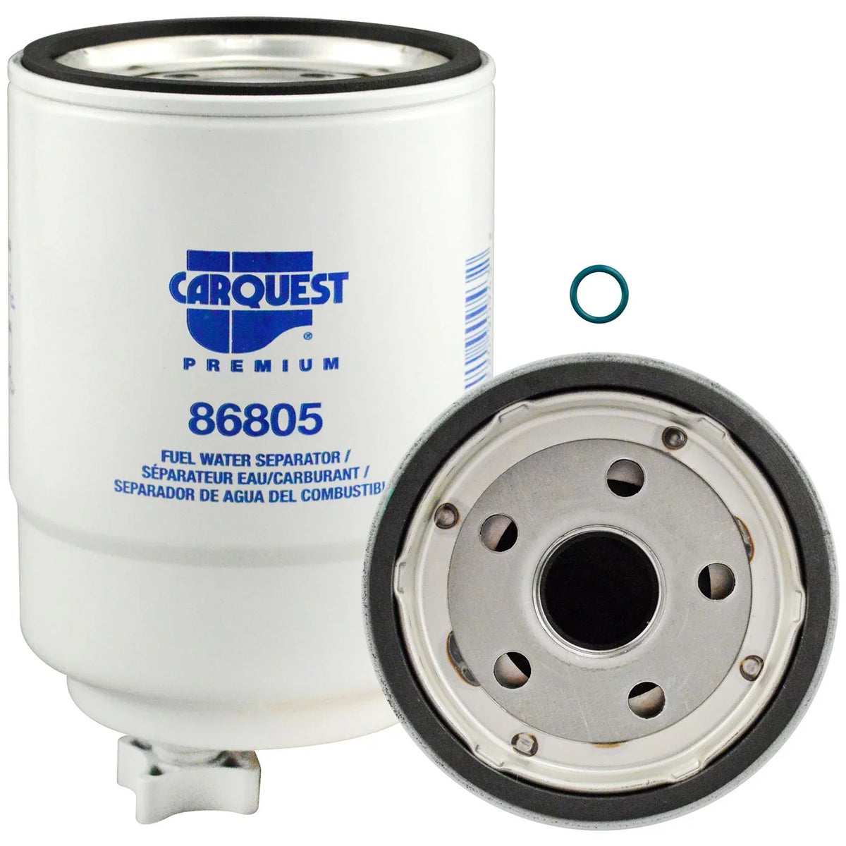 Carquest Premium Primary Fuel/Water Separator Spin-on with Drain and Sensor Port Fits select: 1988-1994  , 1988-1994
