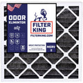 Filter King 15.25x15.25x1 Air Filter | 4- | Carbon  8  Pleated / Furnace Filters |    | Actual Size: 15.25 x 15.25 x .75"