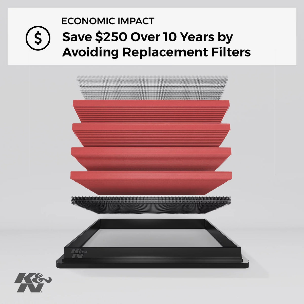 & Engine Air Filter: High Performance, Premium, Washable, Replacement Filter: 2007-2016  (Cooper, Cooper Countryman, Cooper Paceman,  Cooper Clubman), 33-2386