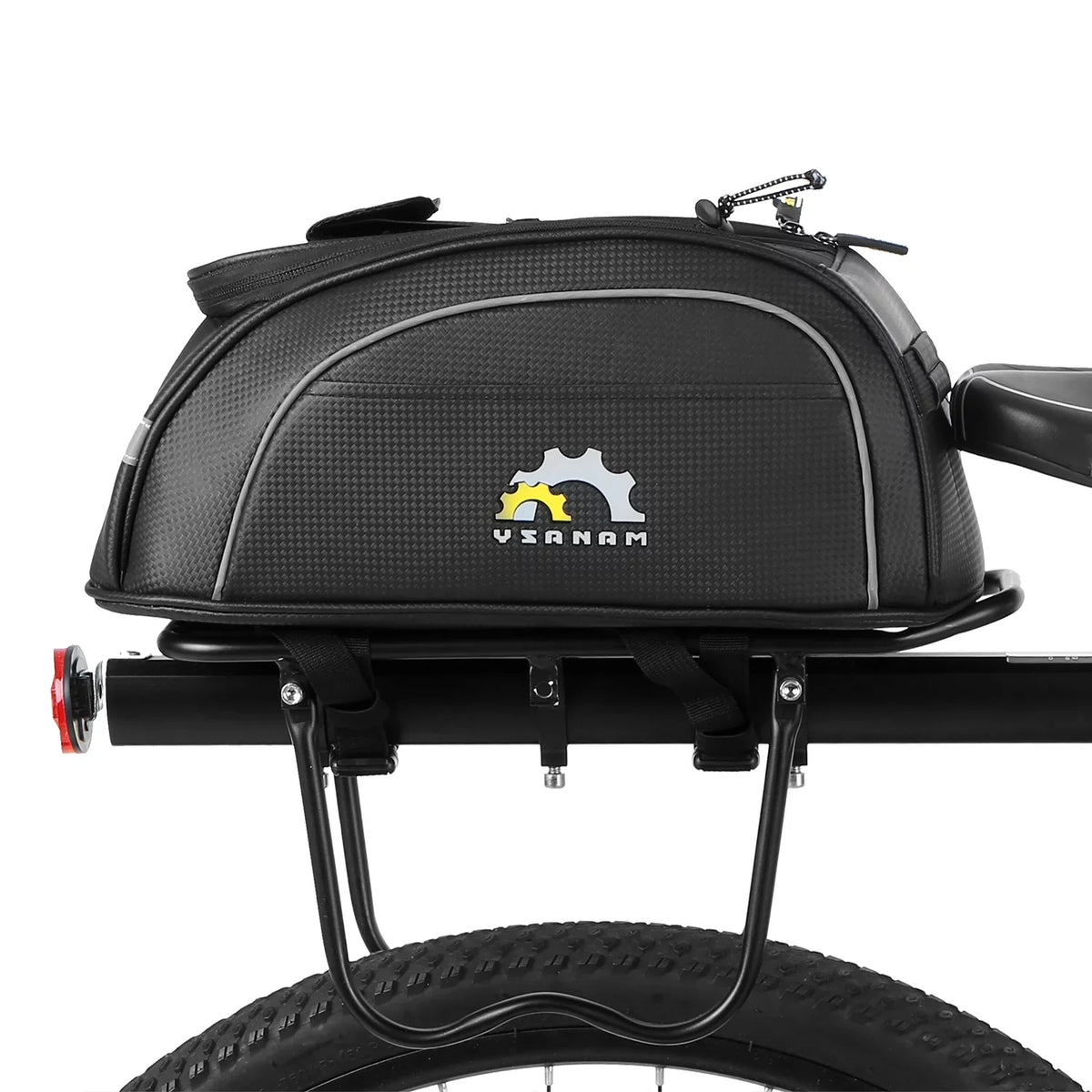 Waterproof Cycling Bicycle Insulated Cooler Bag  Bike Trunk Bag Rear Rack Bag Storage Luggage Carrier Bag Pannier