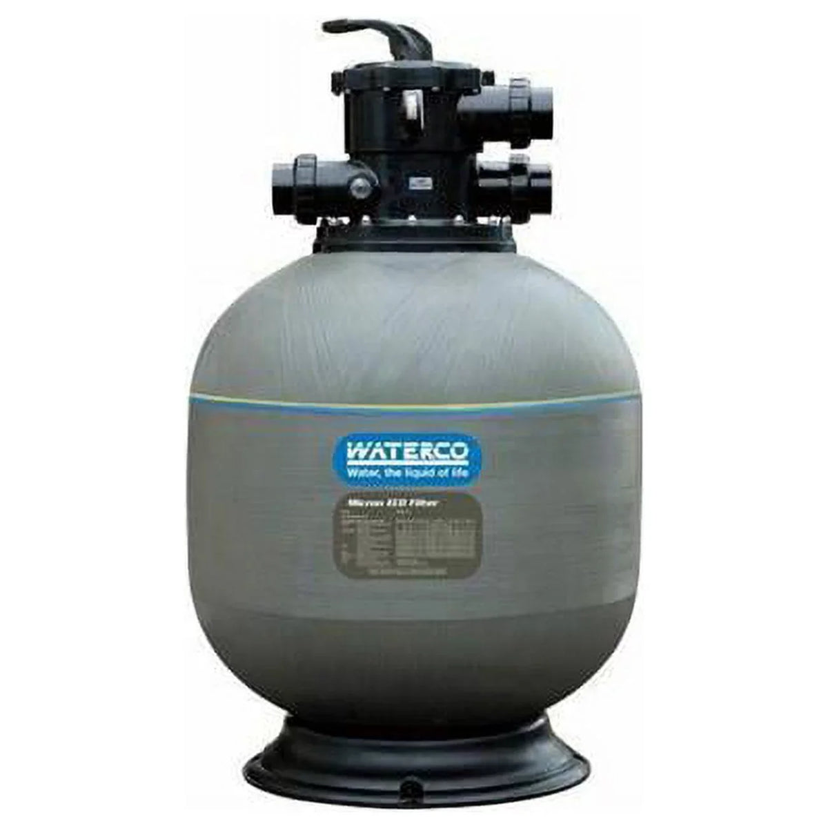 Waterco 220126401NA 24 in. 50   Micron Top Mount -Series Filter with 2 in. Bulkhead Connection
