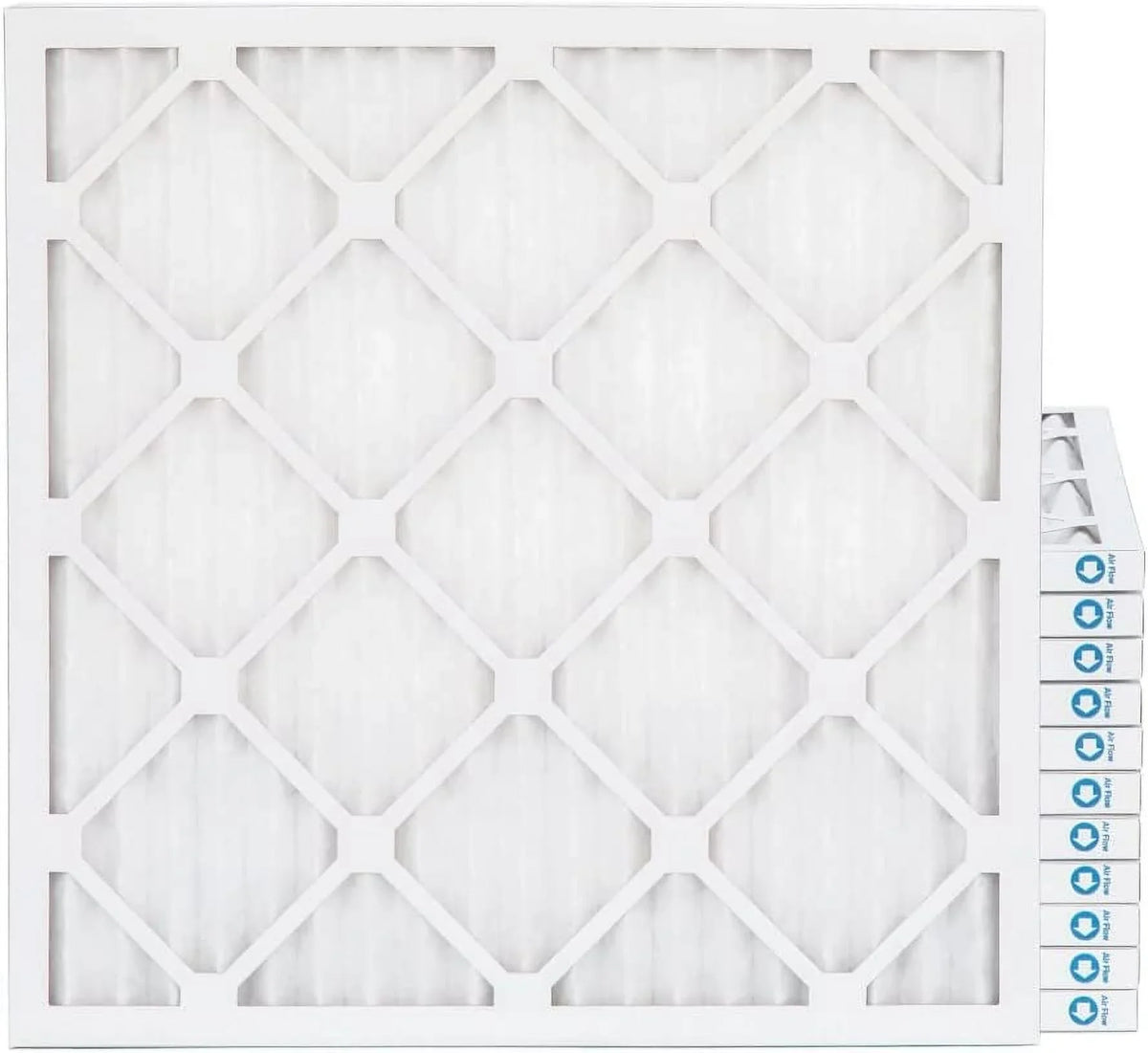 20X22x1  11,  1000 Pleated Furne 1" Air Filters By Pamlico. Case Of 12. Ext Size: 19-1/2  21-3/4  3/4