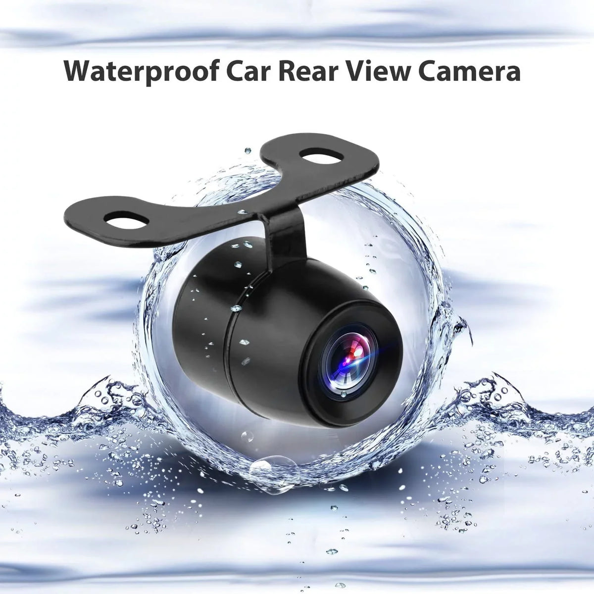 Backup Camera Frame License Plate  Night Vision Rear View 170° Angle Waterproof Compatible with Clarion, Dual, , Jensen, Stinger, Pioneer, SoundStream, Sony, Kenwood, , Rockford