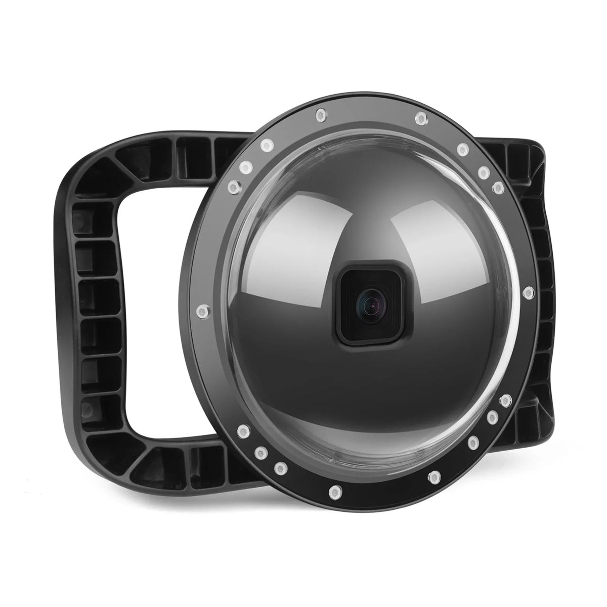 Dome Port,10 Case Camera Port Waterproof Case Dual Handle Port Camera Dual Handle Case 45m Port 9 Camera 45m Waterproof 180°  Mashem Camera ive Case