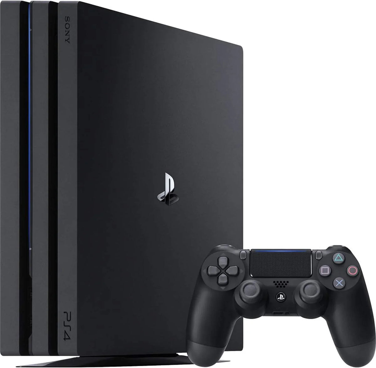 Pre-Owned Sony PlayStation 4 Pro 1TB Gaming Console Black Headset 2 Controller With   Cleaning Kit Bundle (Refurbished: Like New)