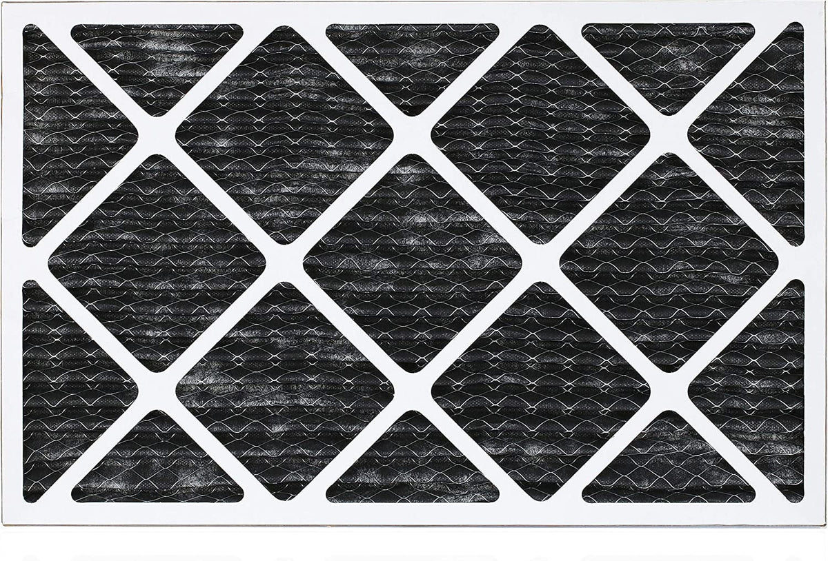 Filterbuy 10x24x1  8 Odor Eliminator Pleated   Furnace Air Filters with Activated Carbon (1-Pack)