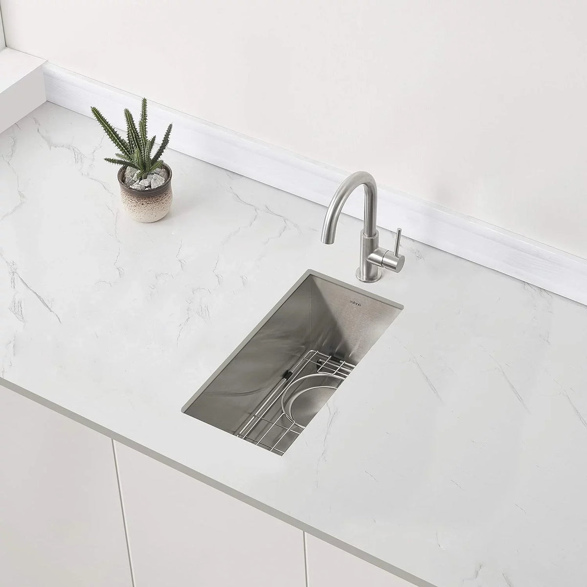 Small Undermount Bar Sink Or  Kitchen Sink,16-Gauge Stainless (10 By 18 Inch)