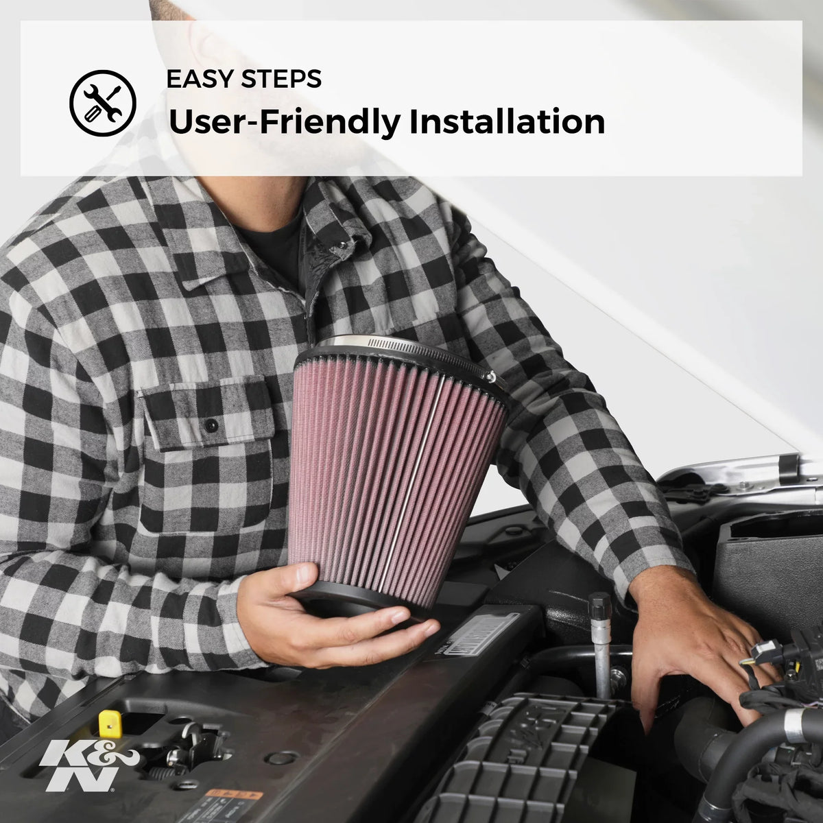 & Engine Air Filter: High Performance, Premium, Washable, Industrial Replacement Filter, Heavy Duty: -3506
