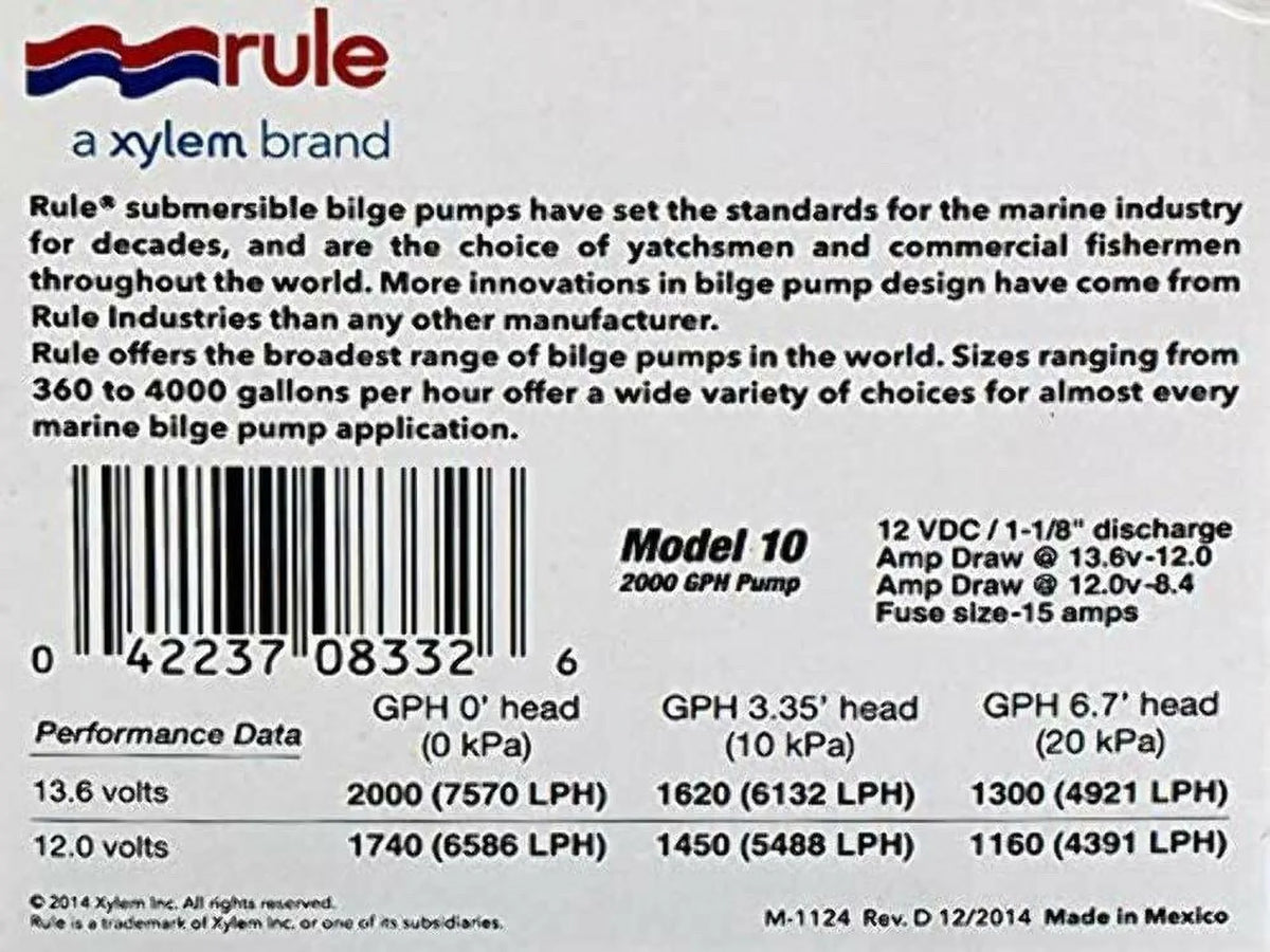 Rule 2000 ... Bilge Pump