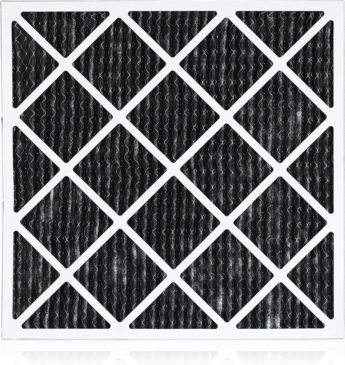 Filterbuy 14x18x1  8 Odor Eliminator Pleated   Furnace Air Filters with Activated Carbon (5-Pack)
