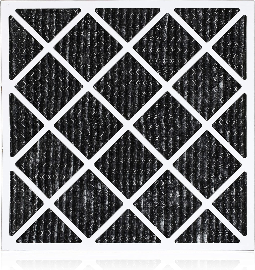 Filterbuy 16x20x1  8 Odor Eliminator Pleated   Furnace Air Filters with Activated Carbon (3-Pack)