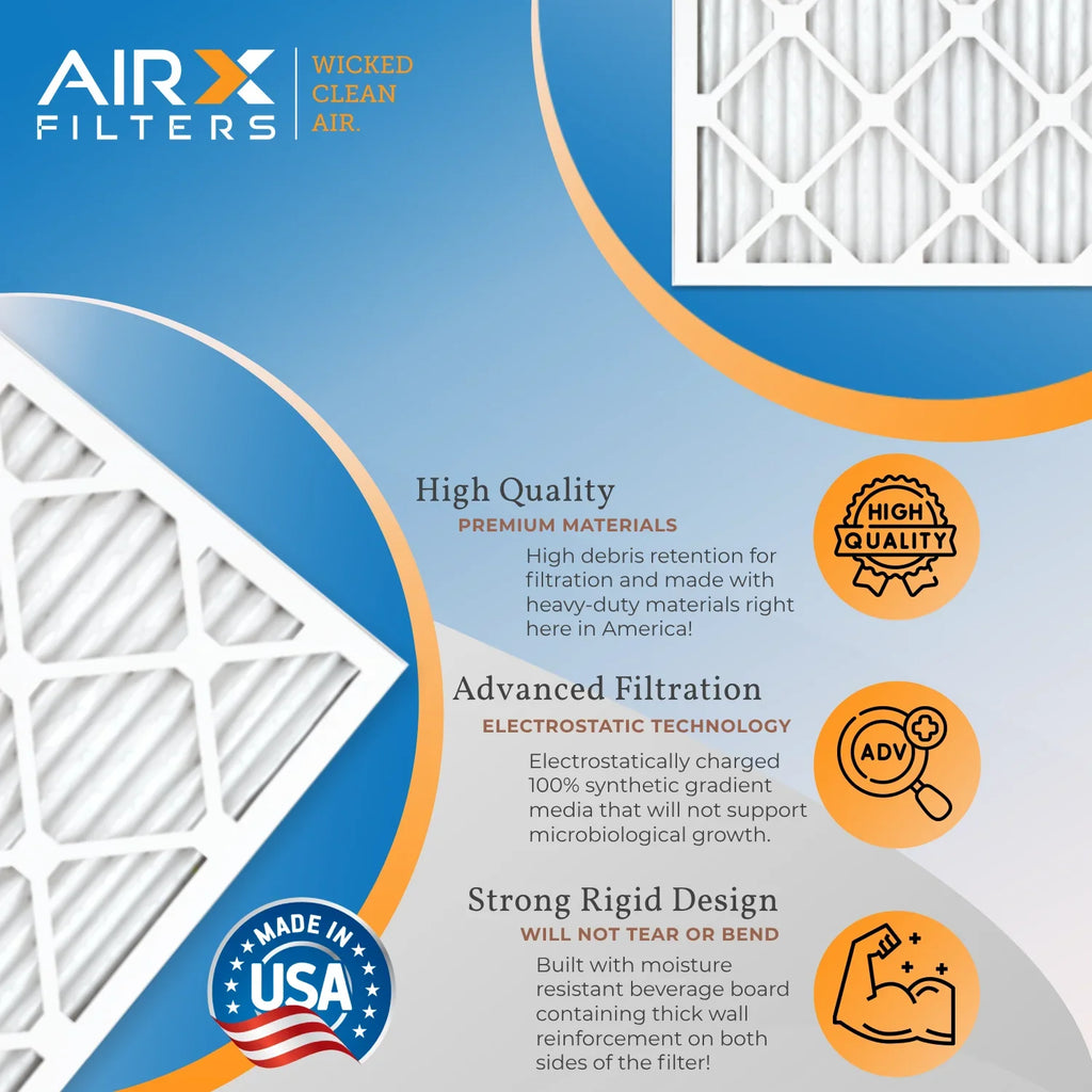 18x24x2 Air Filter  13 Comparable to  1500 - 2200 &  9 Electrostatic Pleated Air Conditioner Filter 6 Pack   Premium  Made 18x24x2 Furnace Filters by     .