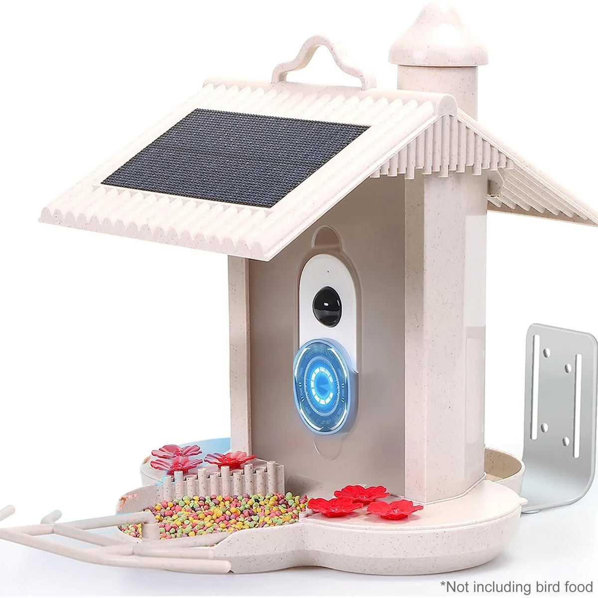 Smart Bird Feeder Camera 1080P Auto Capture Bird Video and Motion Detection Real-time Notification  Identify Bird Species  Waterproof 128G  Cards