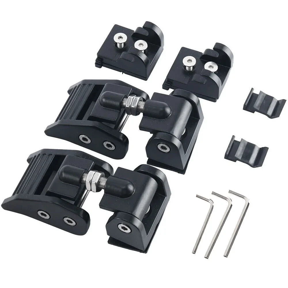 Durable Black Front Hood Latch Lock Catch for Jeep Wrangler  07-18 - Enhanced Vehicle Security