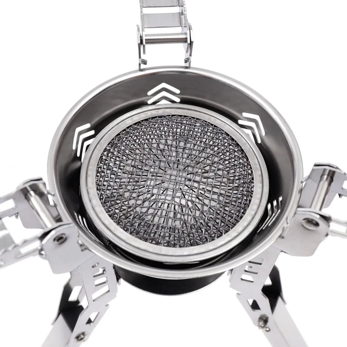 Miumaeov Portable Camping Stove Burner Small Backpack Stoves with Piezo Ignition for Outdoor Camping Hiking Cooking Barbecue Travel